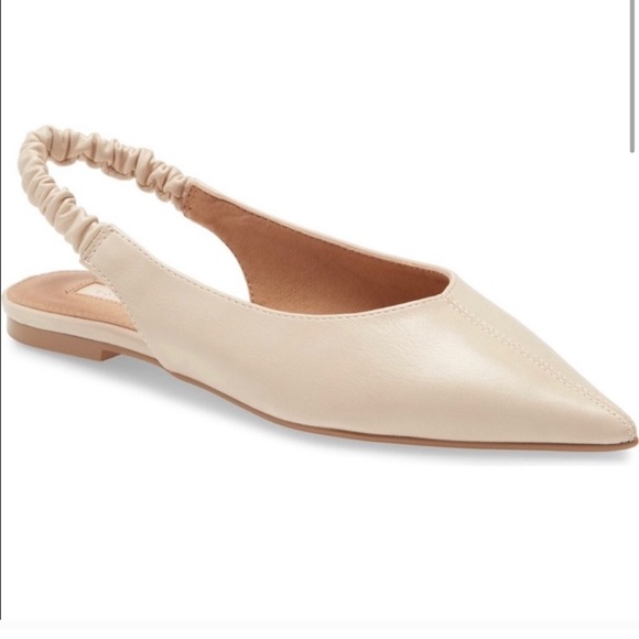 TOPSHOP pearl colored slingback flats - Picture 2 of 4